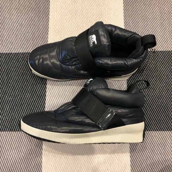 sorel out and about puffy sneaker